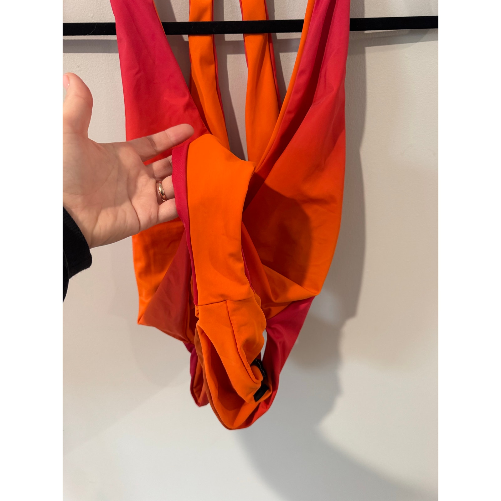 Louisa Ballou High Sea One Piece Swimsuit Gradient Pink Orange Size Xl, Euc — image 5 of 7